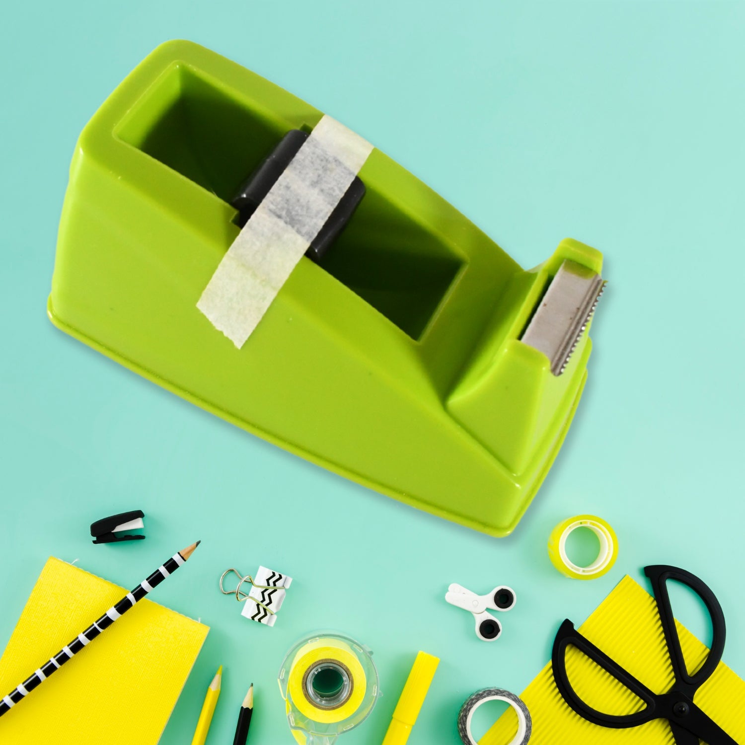 9463 Plastic Tape Dispenser Cutter for Home Office use, Tape Dispenser for Stationary, Tape Cutter Packaging Tape School Supplies (1 pc / 300 Gm) 9463 Plastic Tape Dispenser Cutter for Home Office use, Tape Dispenser for Stationary, Tape Cutter Packaging Tape School Supplies (1 pc / 300 Gm)